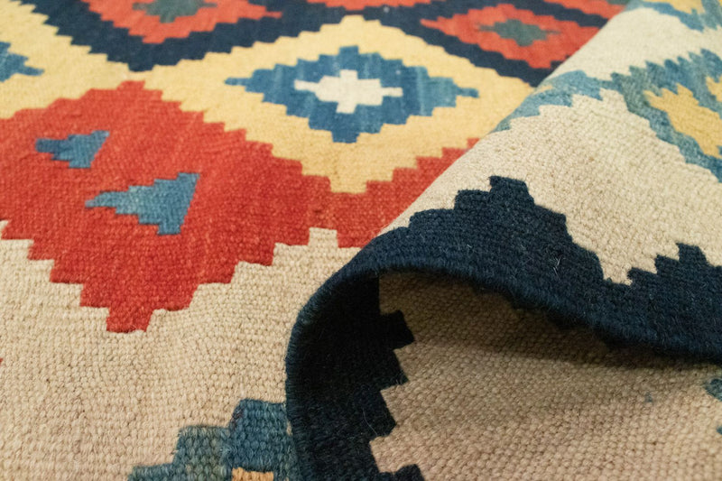 Kelim Rug - Oriental - 205 x 155 cm - orange