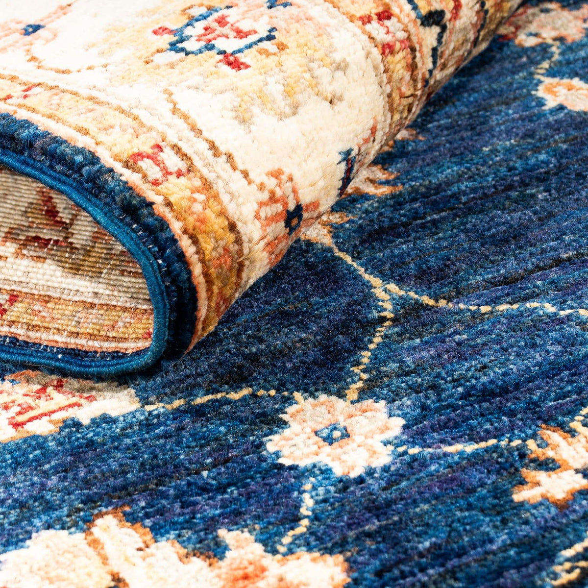 Runner Ziegler Rug - 298 x 81 cm - dark blue