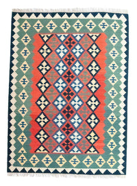 Kelim Rug - Oriental - 202 x 150 cm - orange