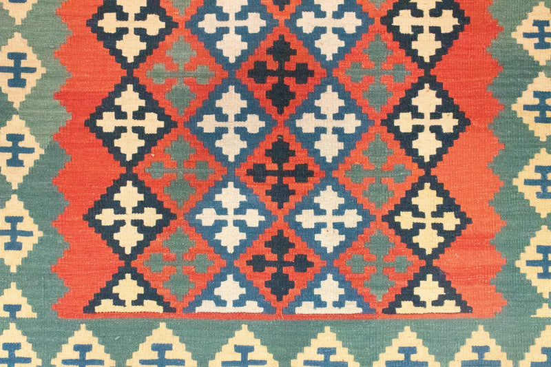 Kelim Rug - Oriental - 202 x 150 cm - orange