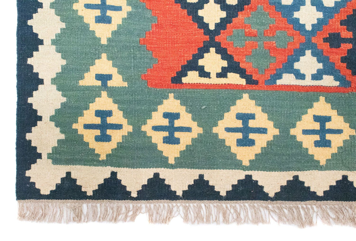 Kelim Rug - Oriental - 202 x 150 cm - orange