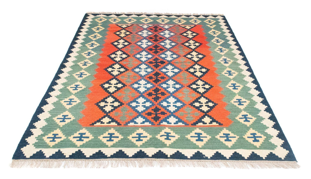 Kelim Rug - Oriental - 202 x 150 cm - orange