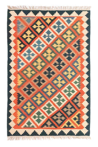 Kelim Rug - Oriental - 186 x 119 cm - orange