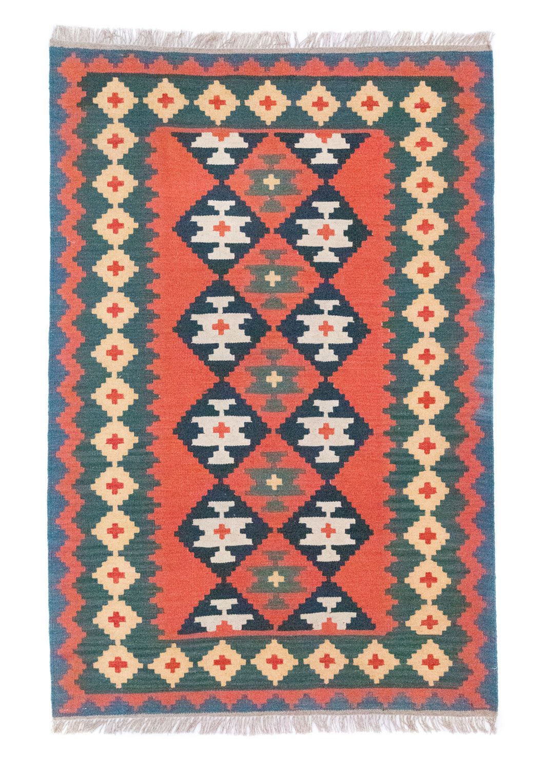Kelim Rug - Oriental - 184 x 120 cm - orange