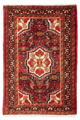 Perser Rug - Nomadic - 98 x 64 cm - dark red