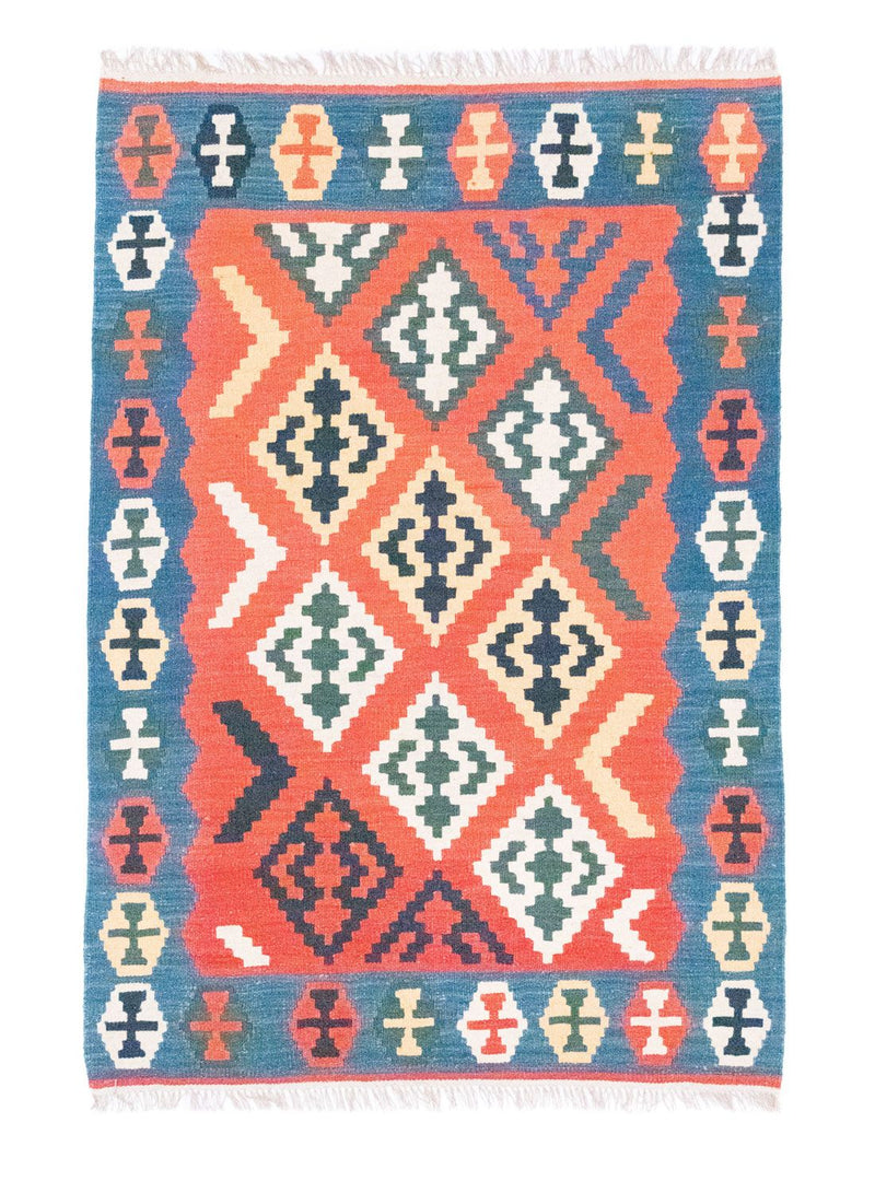 Kelim Rug - Oriental - 181 x 126 cm - orange
