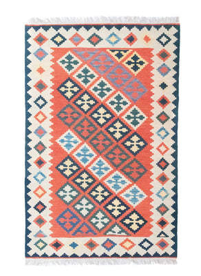 Kelim Rug - Oriental - 186 x 120 cm - orange