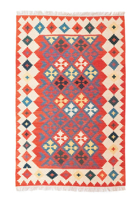 Kelim Rug - Oriental - 183 x 120 cm - orange