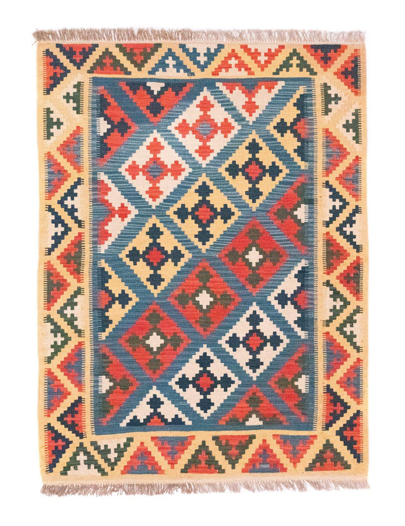 Kelim Rug - Oriental - 168 x 128 cm - blue