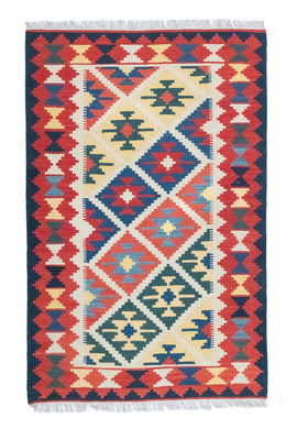 Kelim Rug - Oriental - 190 x 120 cm - multicolored