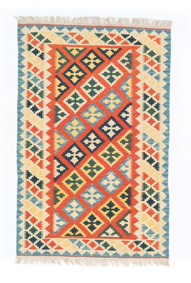 Kelim Rug - Oriental - 184 x 118 cm - orange