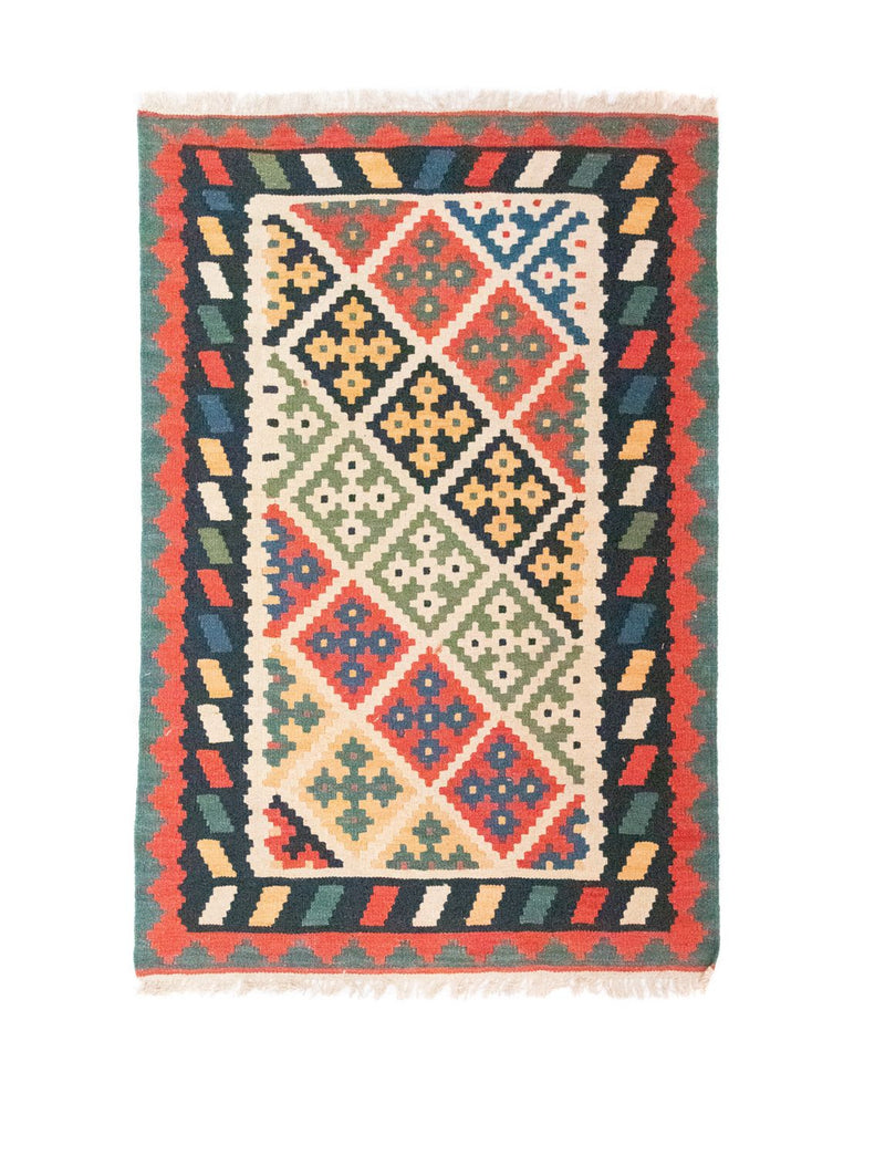Kelim Rug - Oriental - 150 x 104 cm - orange