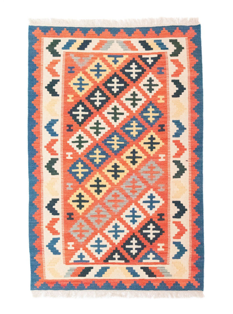 Kelim Rug - Oriental - 152 x 99 cm - orange