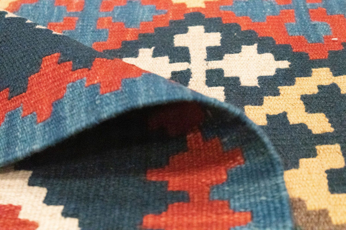 Kelim Rug - Oriental - 144 x 110 cm - blue