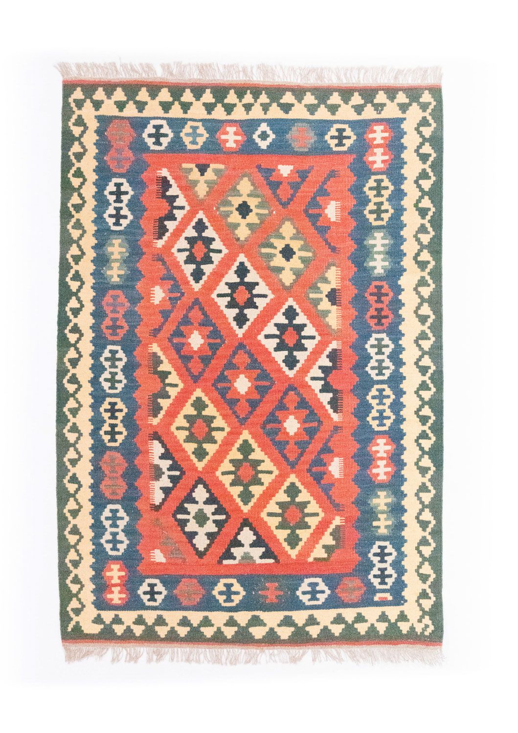 Kelim Rug - Oriental - 158 x 105 cm - orange