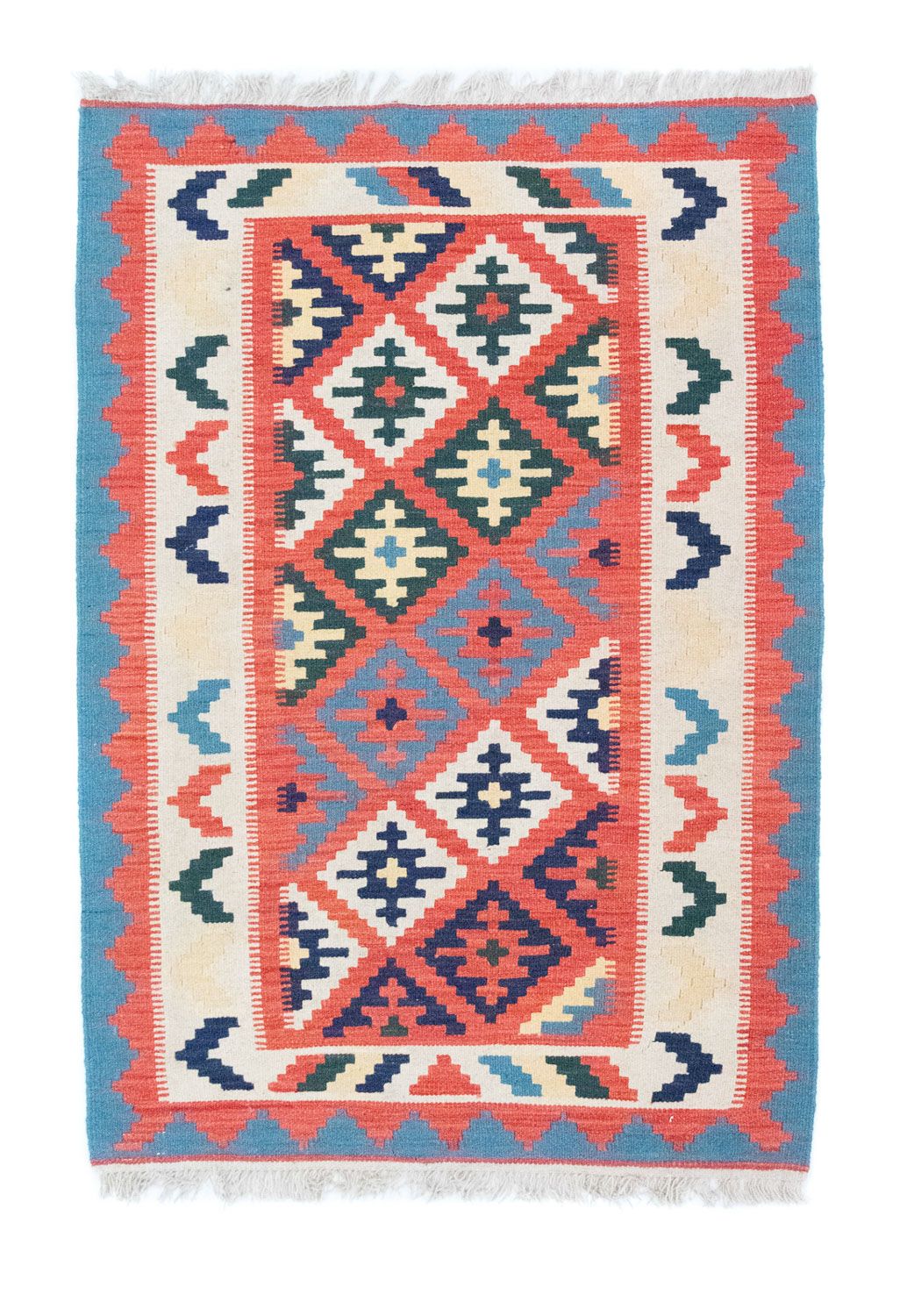 Kelim Rug - Oriental - 146 x 102 cm - orange