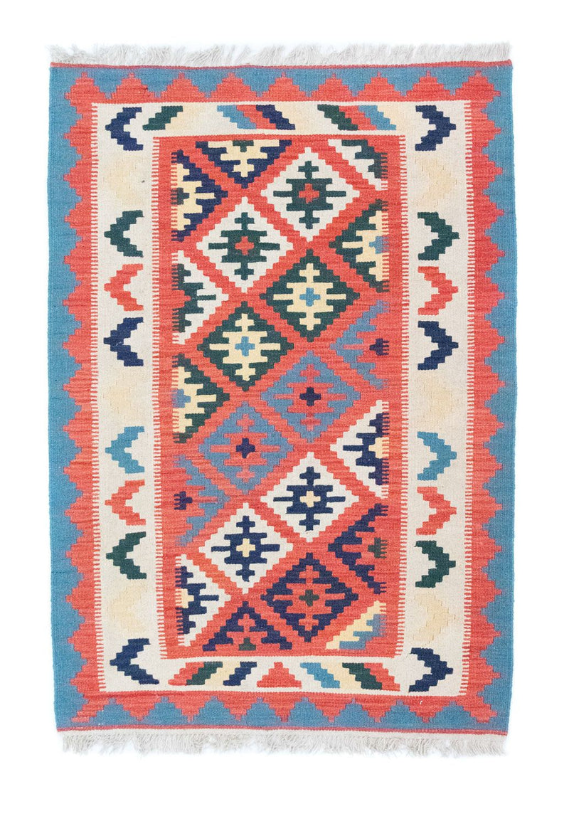 Kelim Rug - Oriental - 146 x 102 cm - orange