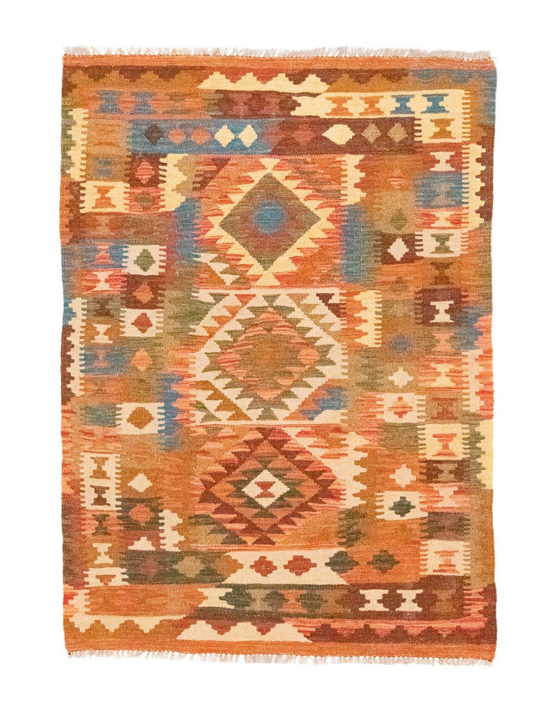 Kelim Rug - Oriental - 146 x 100 cm - orange
