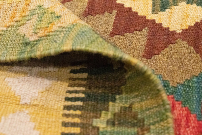 Kelim Rug - Oriental - 156 x 105 cm - green