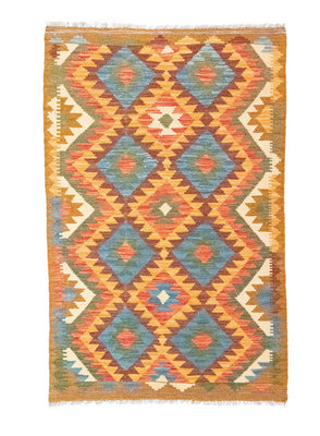 Kelim Rug - Oriental - 158 x 100 cm - multicolored