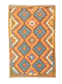 Kelim Rug - Oriental - 158 x 100 cm - multicolored