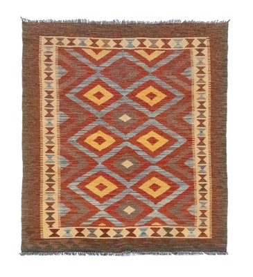 Kelim Rug - Oriental - 161 x 107 cm - brown