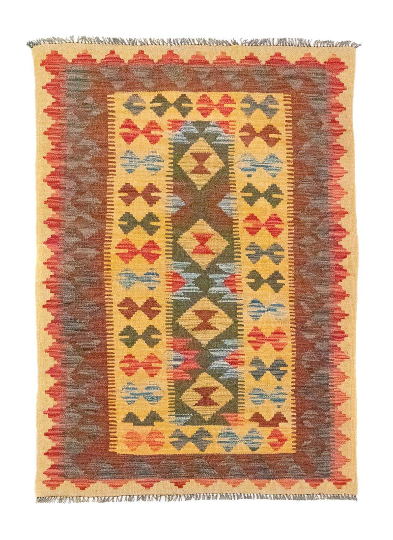 Kelim Rug - Oriental - 149 x 98 cm - yellow
