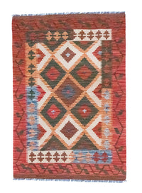 Kelim Rug - Oriental - 152 x 104 cm - multicolored