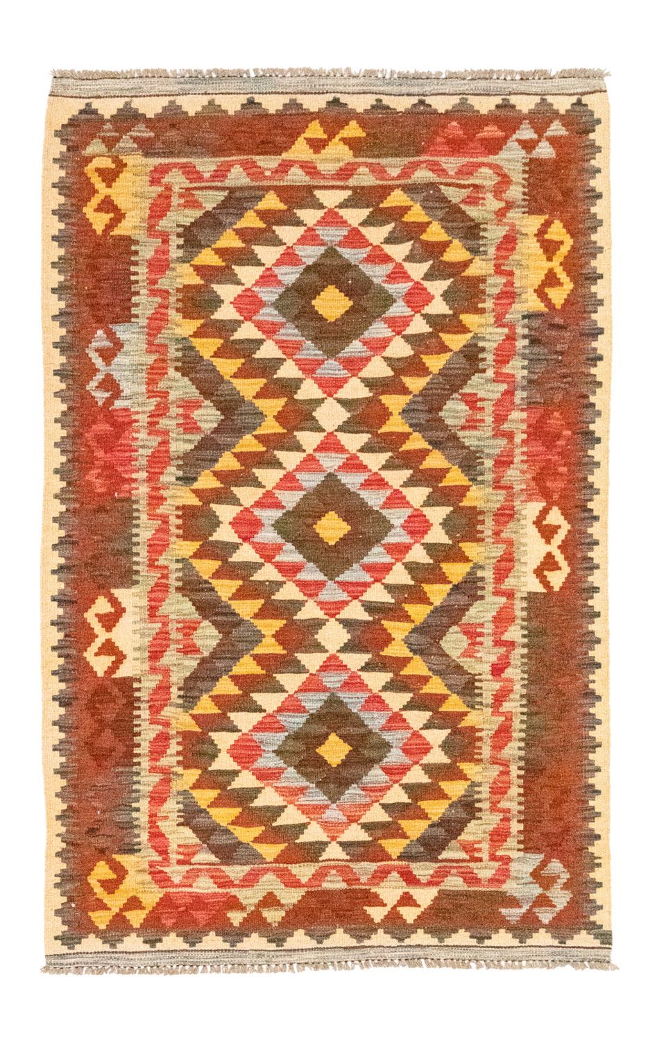 Kelim Rug - Oriental - 168 x 103 cm - yellow