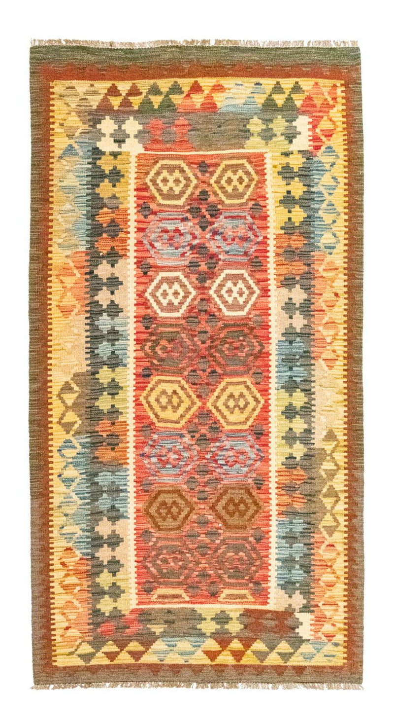 Runner Kelim Rug - Oriental - 197 x 100 cm - orange