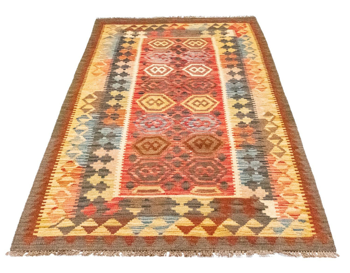 Runner Kelim Rug - Oriental - 197 x 100 cm - orange