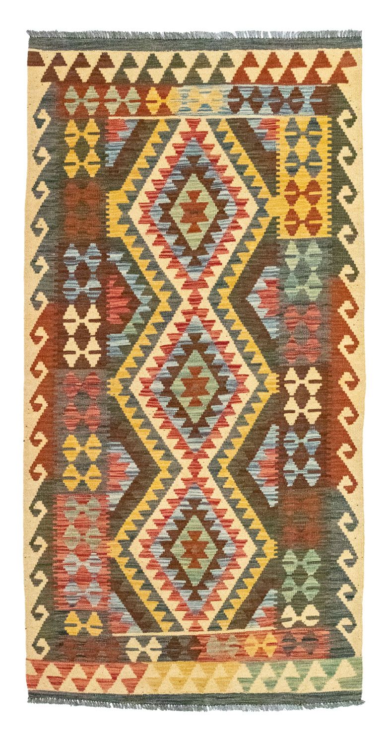 Runner Kelim Rug - Oriental - 204 x 103 cm - multicolored
