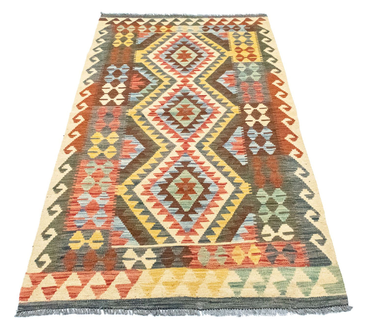 Runner Kelim Rug - Oriental - 204 x 103 cm - multicolored
