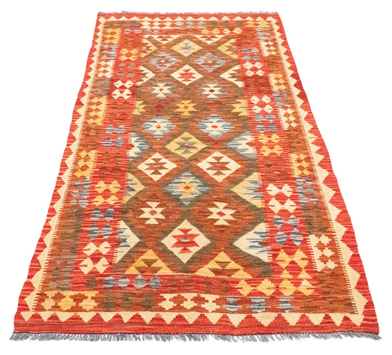 Runner Kelim Rug - Oriental - 190 x 99 cm - red
