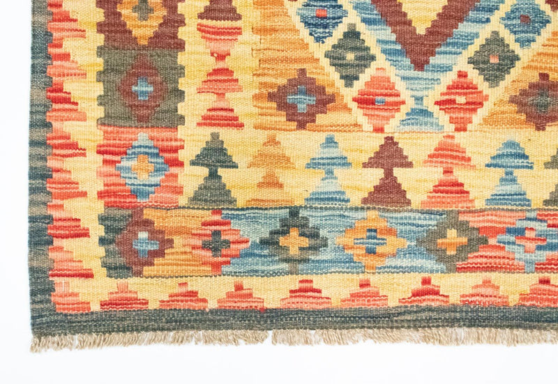 Kelim Rug - Oriental - 127 x 86 cm - yellow