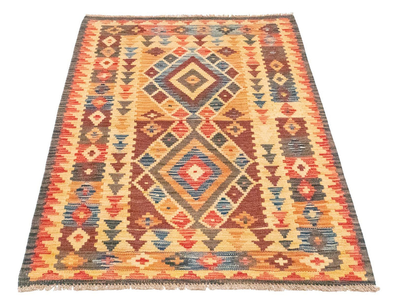 Kelim Rug - Oriental - 127 x 86 cm - yellow