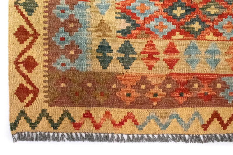 Kelim Rug - Oriental square  - 115 x 106 cm - multicolored