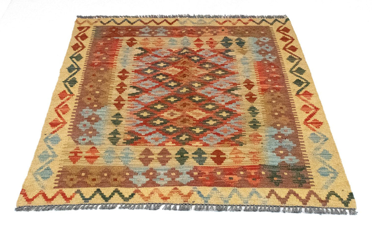 Kelim Rug - Oriental square  - 115 x 106 cm - multicolored