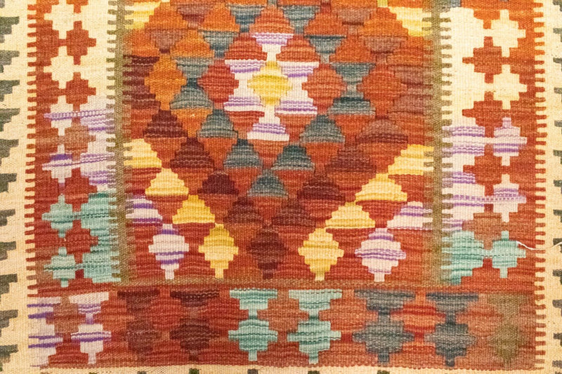 Kelim Rug - Oriental - 121 x 73 cm - orange