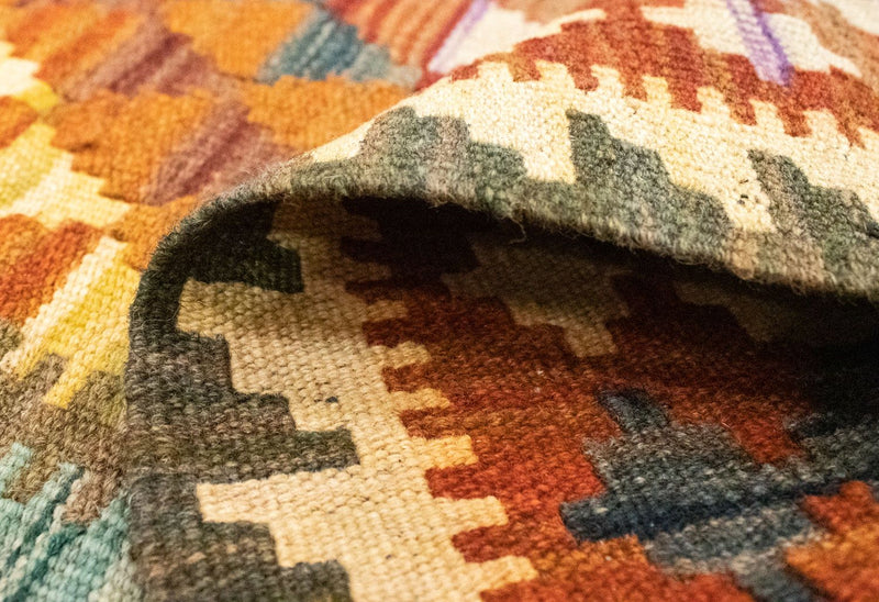 Kelim Rug - Oriental - 121 x 73 cm - orange