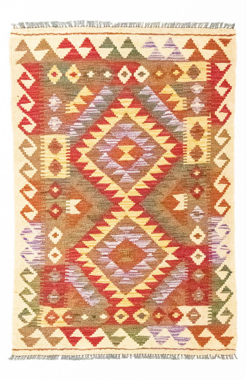 Kelim Rug - Oriental - 117 x 75 cm - red