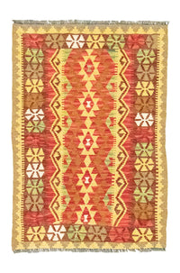Kelim Rug - Oriental - 120 x 82 cm - orange