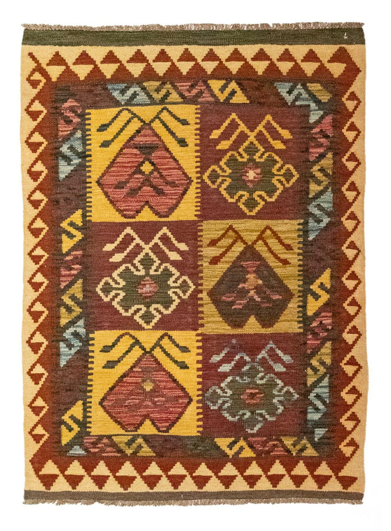 Kelim Rug - Oriental - 131 x 88 cm - brown