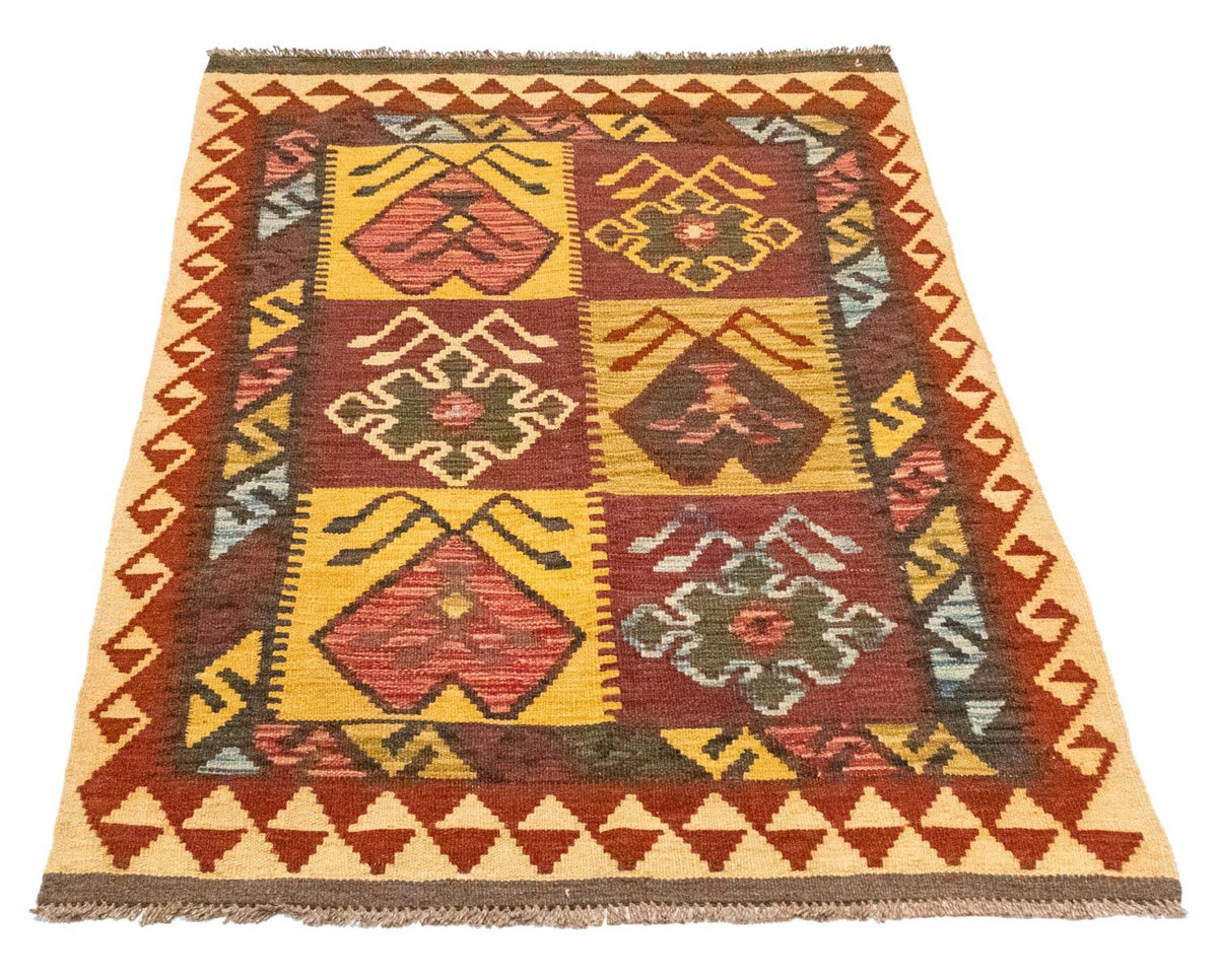 Kelim Rug - Oriental - 131 x 88 cm - brown