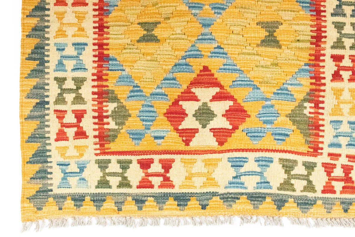 Kelim Rug - Oriental - 131 x 82 cm - yellow