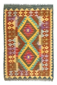 Kelim Rug - Oriental - 123 x 80 cm - brown