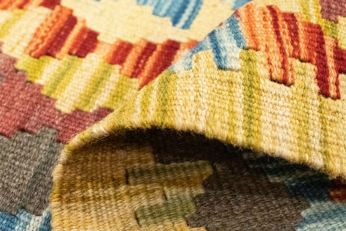 Kelim Rug - Oriental - 123 x 84 cm - multicolored