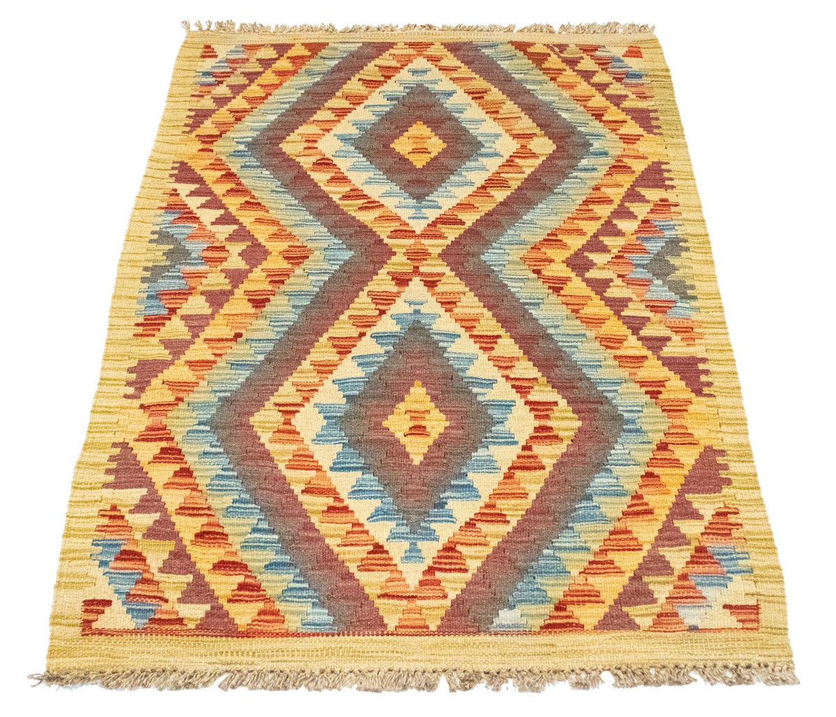 Kelim Rug - Oriental - 123 x 84 cm - multicolored