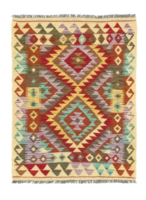 Kelim Rug - Oriental - 109 x 80 cm - multicolored