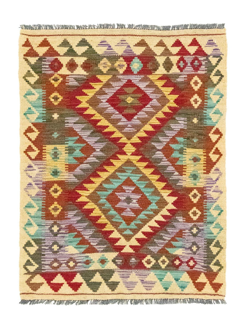 Kelim Rug - Oriental - 109 x 80 cm - multicolored